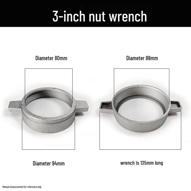 Бензиновый двигатель Водяной насос Полный набор аксессуаров: Самовсасывающий насос с алюминиевым соединителем 2/3/4 дюйма, прямым патрубком и плоской шайбой.