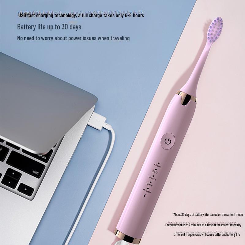 Водонепроницаемая электрическая зубная щетка Hilton Smart Sonic с зарядкой через USB