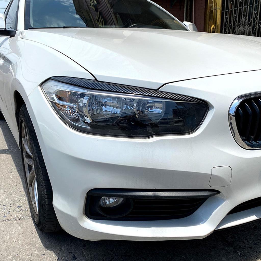 2 шт. ABS Gloss Evil фары брови веко для BMW 1er F20 F21 Facelift 116i 118i 120i 125i M135i M140i 2015-
