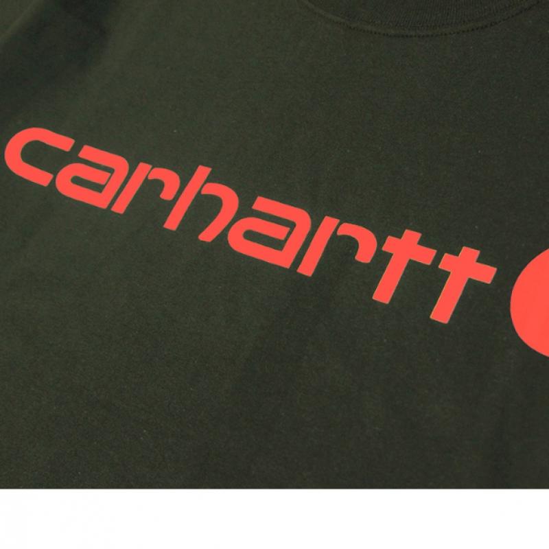 carhartt Футболка с коротким рукавом и графическим логотипом K195, цвет торфяной оранжевый G21 93221 93221