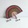 Seaweed Grass Woven Fan Semicircular Handheld Fan Natural Cooling Fan  Summer