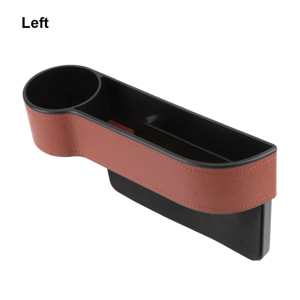Cup Holder Car Seat Slit Gap Pocket Side Bag Reserved Car Organizer Box  Automobile Slit Box