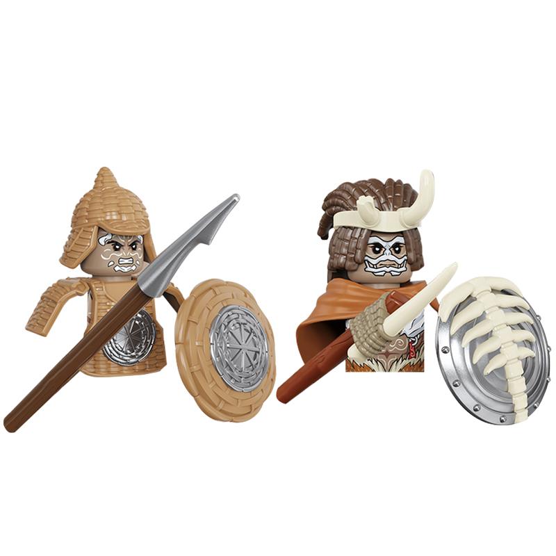 Courage Of The Three Kingdoms Soldiers Hero soldier brick Mini action figure Building Blocks Toy For Children's Gifts
