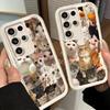 Чехол для телефона для Samsung Galaxy S26 S25 Ultra S24 FE Плачущие коты Сочетание мемов Оболочка S23 Plus S22 + S21 S20 5G Мягкий силикон Funda