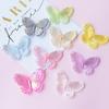 Colorful Butterfly Accessories, Hair Accessories, Perforated Shoes, Cream Glue DIY Material