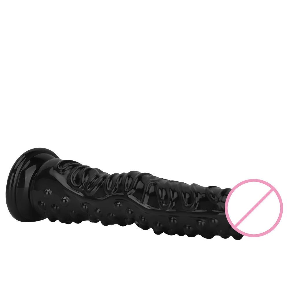 Extra Large Thick and Long Black Giant Simulation Dildo Stallio  Anti Anal Blockage  Fist Sex