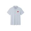 Champion Series Solid Color National Flag Print Short Sleeve Polo Shirt Men Polo Shirts Sand-Gray 152320128-4