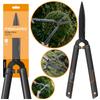 Fiskars Powergear Hedge Trimmer, Shrub, Garden, Manual, Lightweight, Hsx92