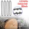 1/2/3/4 Pcs 20inch 76 Drive Links Gasoline Chainsaw Saw, Chain Blade High Toughness Carbide Replacement Parts Accessory