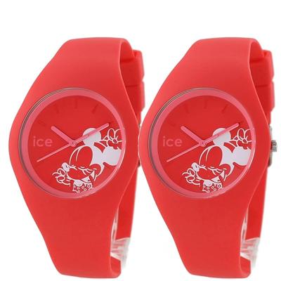 Коробка для хранения парных часов Ice Watch Disney Collaboration, унисекс, силиконовые, 40 мм, средние, красные наручные часы [Ice Watch] мужские, женские [Товар] (№ 6 Пара/Минни)