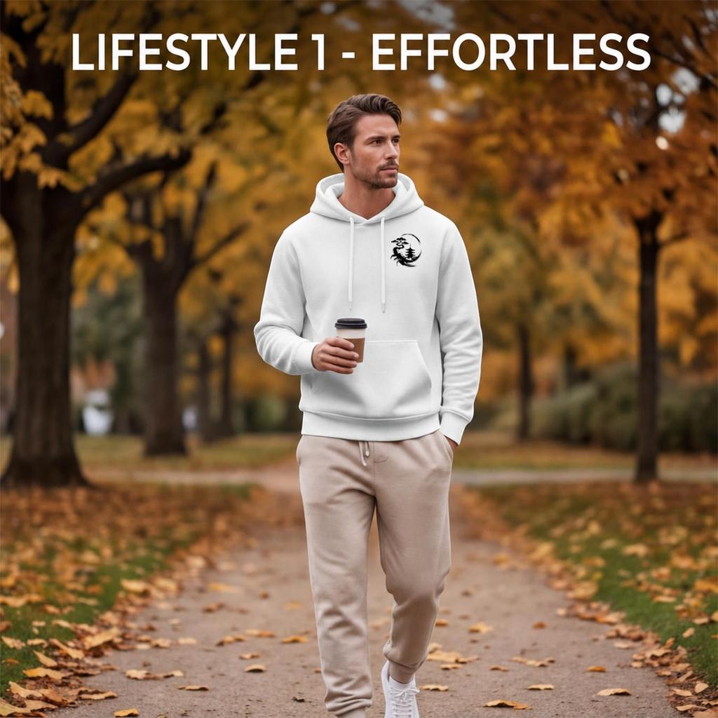 Men's 2D Graphic Breathable Hoodie - Casual & Versatile Daily Outwear for Halloween