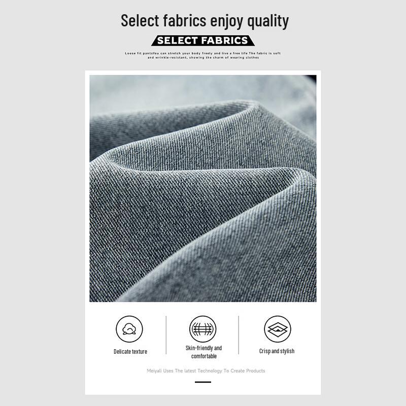 JEEP SPIRIT Men's Relaxed Straight-Leg Denim Jeans