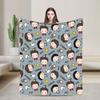 Friends Television Cartoon Blankets Warm Soft Plush Throw Blanket For Couch Bed Travel Office Flannel Bedspread Bed Cover