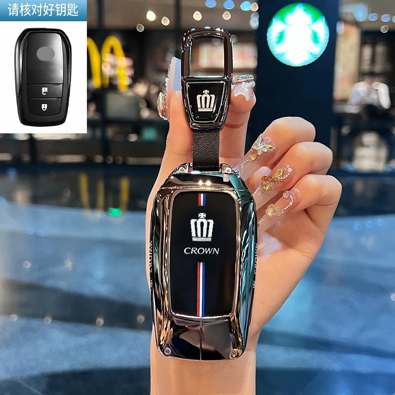 svagd6 Car Remote Key Case Cover for Toyota GR RAV4 Crown Hilux Fortuner Corolla SE 2023 Camry Yaris Land Cruiser Prado Venza Accessory