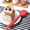1PC Small Heat Resistant Integrate Handle Silicone Spooncolor Silicone Scraper Cake Cream Spatula Knife Kitchen Baking Tool