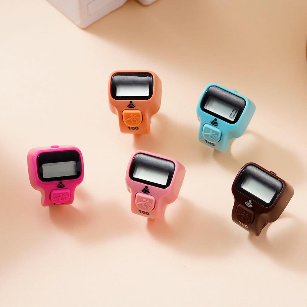 Fitness Electronic Finger Counter, Mini Digital Display Hand Tally Counter 5-Digit Number Count Clicker Resettable Clicker