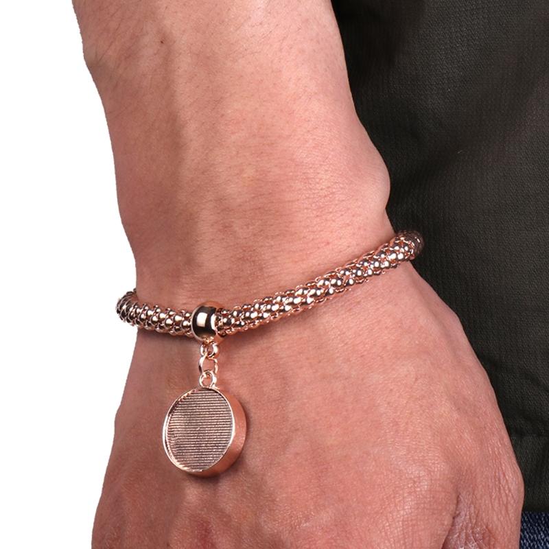 Пустой металлический круглый кулон для термопереноса, круглый браслет, ювелирный кулон для друзей/семьи