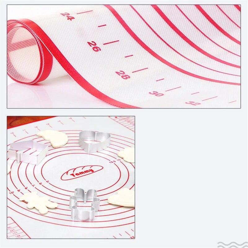 Силиконовый противень для раскатки теста, кондитерских изделий, тортов, формы для выпечки, вкладыш, коврик для духовки, инструменты для приготовления макаронных изделий