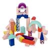 Jouet De Construction - B. Wood - U Build It - 40 Blocs En Bois - Couleurs Vives - Pour Enfants