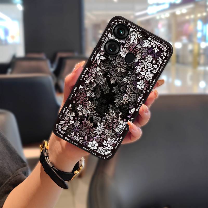 Силиконовый чехол для телефона TPU для Itel P40, милый, пыленепроницаемый, прочный, мягкий, защитный чехол для телефона, полностью закрывающий заднюю крышку
