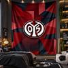 Wall Hanging Tapestry Mainz FC Print Cloth for Living Room Bedroom Home Decor