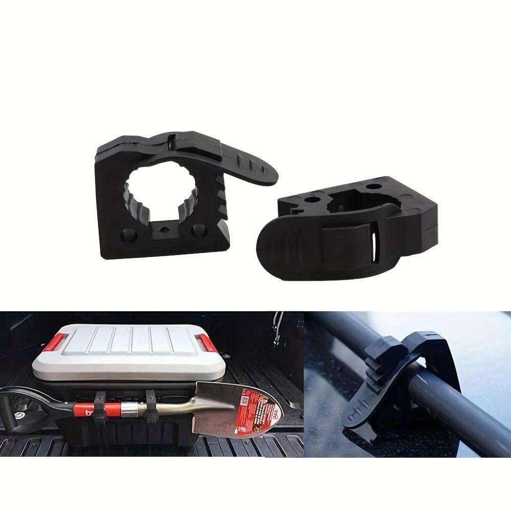 2Pcs Mount Bracket Quick Fist Clamp Mounting Tools Shovel Holder Quick Mounting Rubber Clamp Boat