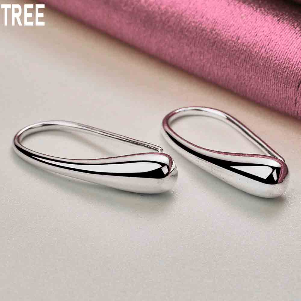 Подвеска в виде капли/капли дождя из стерлингового серебра 925 пробы, модные свадебные украшения