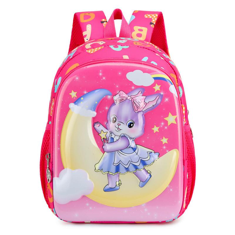 Charming Cartoon Oxford Cloth Lightweight Kids Backpack For Boys And Girls