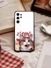 Goofy Silly Cats Big eyes Phone Case For Samsung S26,S25,S24,S23,S22,S21,S20,Plus,Fe,Lite,Others Black Cover