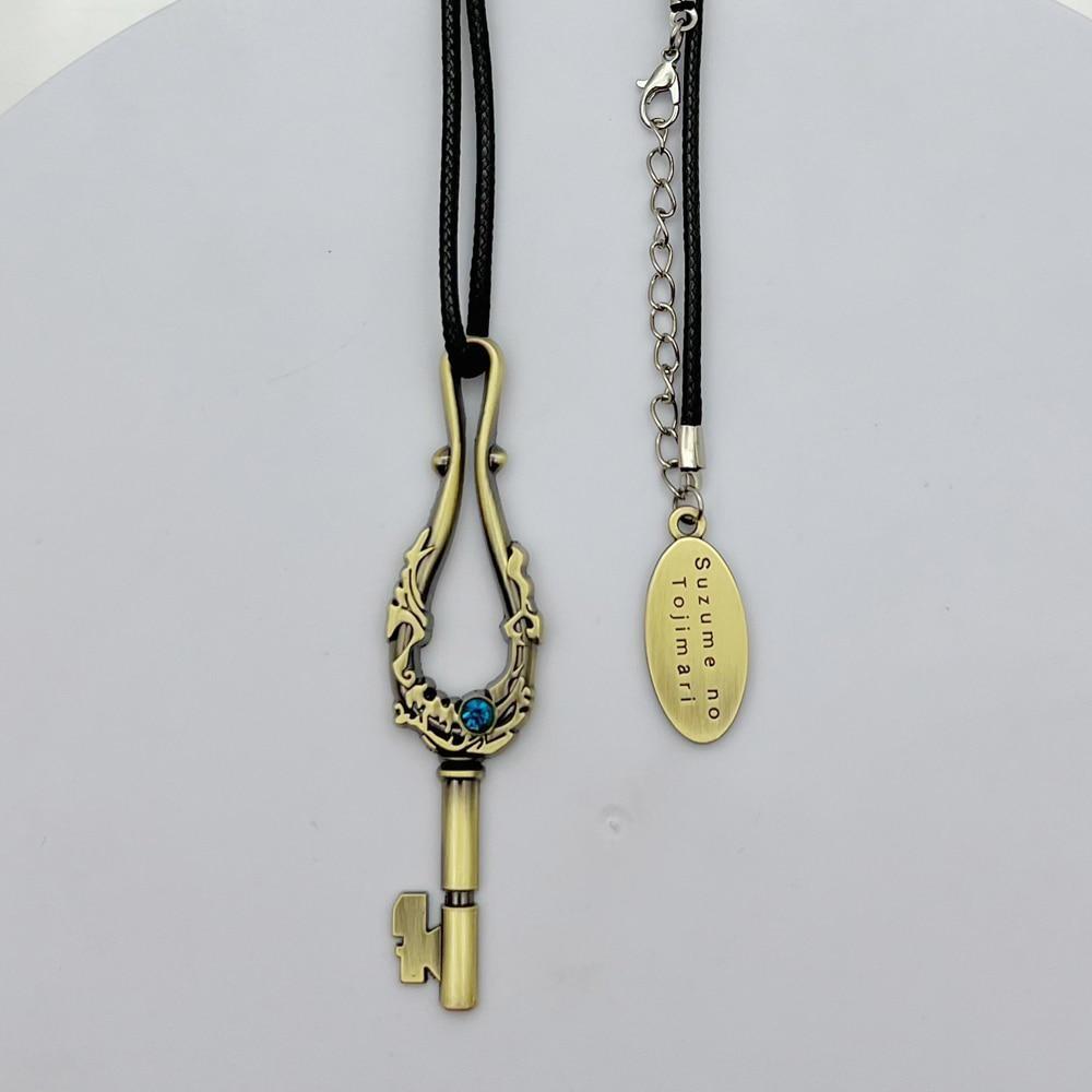 Ожерелье Suzume No Tojimari в стиле аниме Munakata Souta, брелок, кулон, ювелирные аксессуары