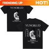 Yungblud IDOLS Мировой Тур 2025 Мерч Футболка Подарок Фанатам Унисекс Унисекс Хип-Хоп Футболки с Короткой Рукавой Оверсайз Повседневная Хлопковая Футболка