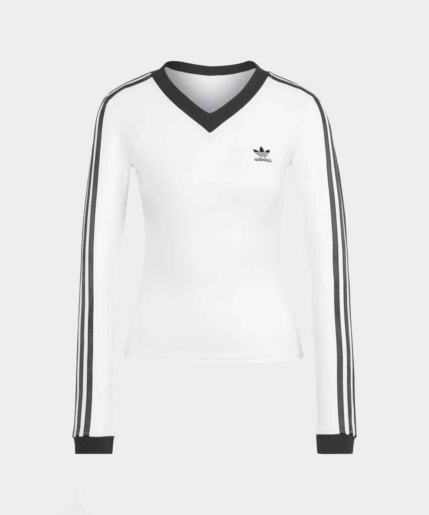 adidas Рубашка с длинным рукавом и V-образным вырезом - Белый / Jc8154