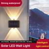 Solar Wall Lamp Outdoor Garden Lamp Waterproof Up and Down Luminous Lighting