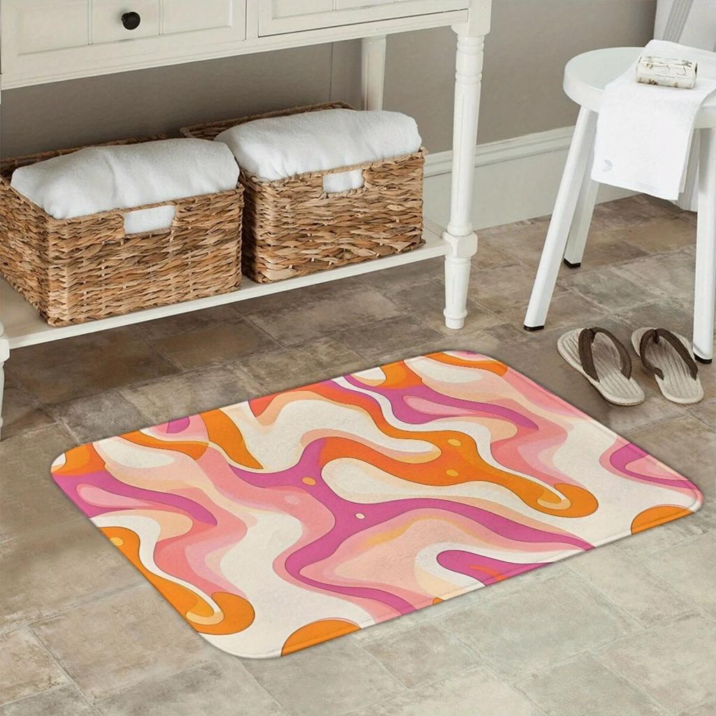 1 шт. Кухонные коврики с рисунком курицы, нескользящие, коврики для дома, для двери, поп-дизайн, коврики для ванной комнаты, коврик для ванной, ковер для дома, декор для раковины, прачечной