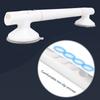 17.72in Shower Grab Bar Non Slip Suction Cup Shower Handle No Drilling Bathroom Security Bar for The Elderly Pregnant Women Children