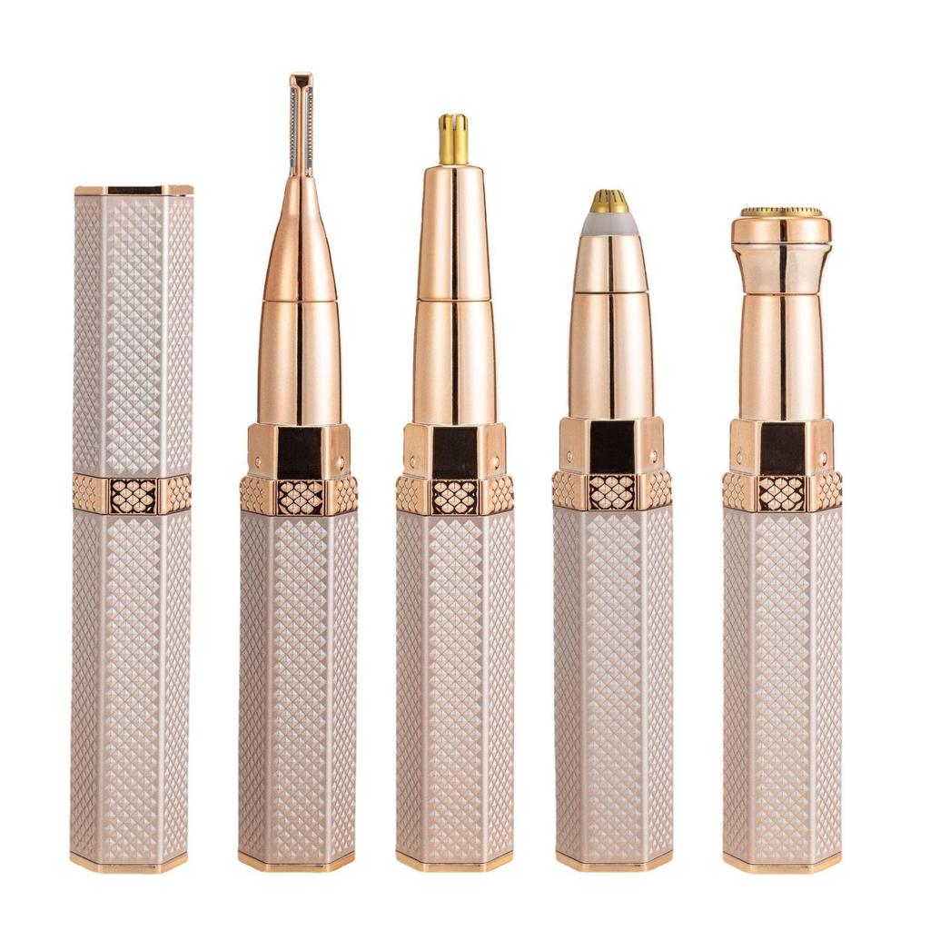 Электрический прибор для удаления волос для женщин: Лицо, губы, нос, подмышки и интимные зоны с мини-триммером для бровей