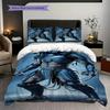 Predator Blue Armor Edition Bedding 1 Duvet Cover 2 Pillowcase Without Core Soft And Comfortable Bedding Set Christmas Birthday Gift