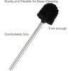 6PCS Toilet Brush Plastic Toilet Brushes Toilet Bowl Cleaner Brush Toilet Replacement Brush Bathroom Cleaning Brushes with Stainless Steel Handle.