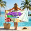 Ask Storybots Fashion Beach Towel: Ideal for Summer Adventures Soft, absorbent and quick drying suitable for swimming and bathing