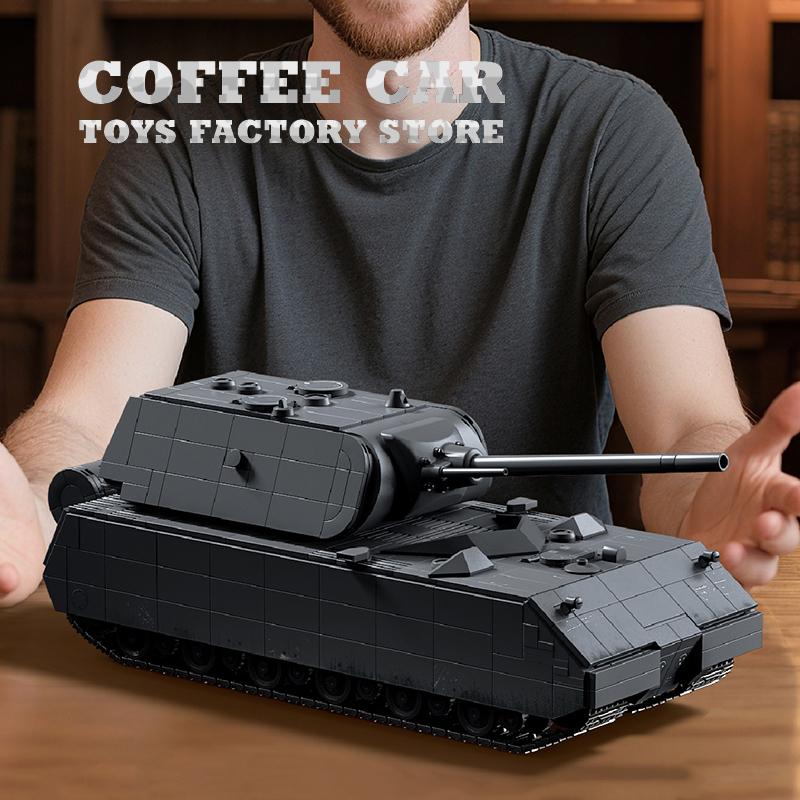 Нетоксичные Военные Тяжелые Танки Строительные Блоки Игрушки Армейские Бронированные Машины Наборы Модульных Кирпичей Модель Солдата Танка Подарок на День Рождения Взрослым Детям Сделай Сам