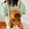 Plush Doll Fur Schoolbag Children's Schoolbag Double Shoulder Backpack Mini Backpack Puffer Fish Plush Backpack Fashion