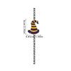 Event Paper Halloween Straws With Witch And Pumpkin Illustrations Festive For