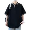 Oversized POLO Shirt for Men's Short Sleeved T-shirt with A Lapel Collar and Casual Half Sleeved Loose Fitting Upper Garment