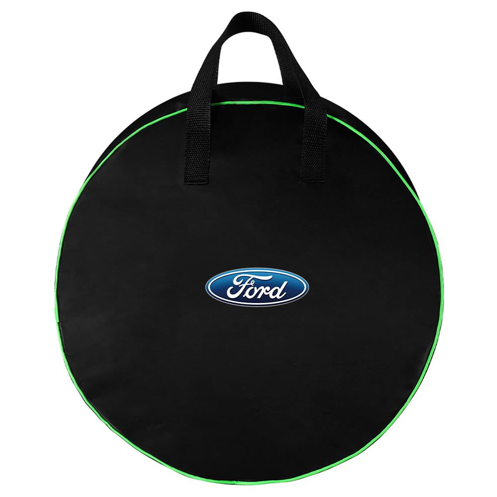 AKB1 Portable Car Storage Bag Carry Case USB Charger Cable Winder For Ford Focus ST Ranger Mondeo Kuga Ecosport Fiesta Shelby MK2