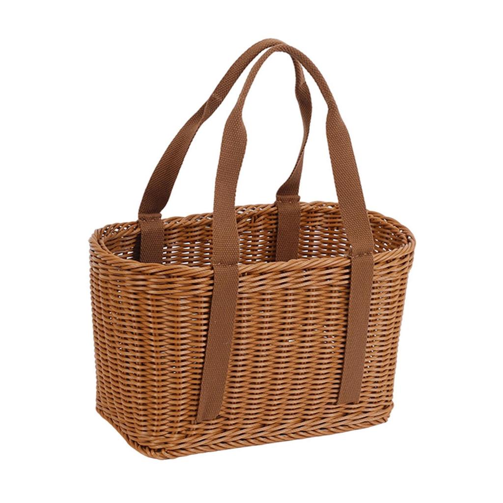 Basket of Handwop with Handles, Versatile, Simple, Home Decoration, Storage, Picnic for