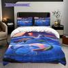 Mermaid Fantasy Underwater Dreams Set Threepiece Set 1 Duvet Cover 2 Pillowcase Without Core Christmas Birthday Gift Bedding Set