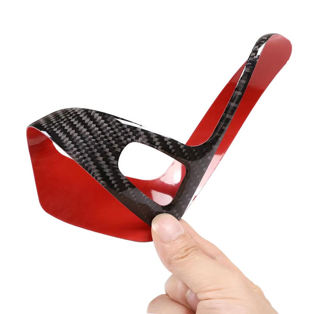 For Old 3 Series E90 E92 Carbon Fiber Car Interior Decal Gear Shift Panel Sticker
