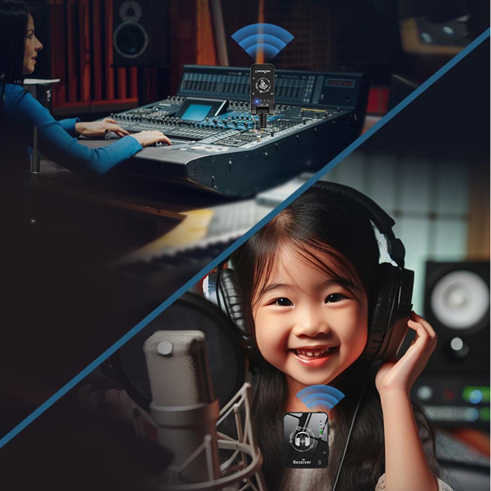Беспроводная система ушного монитора, перезаряжаемый передатчик, приемник, беспроводная система IEM для студийной репетиции живого выступления