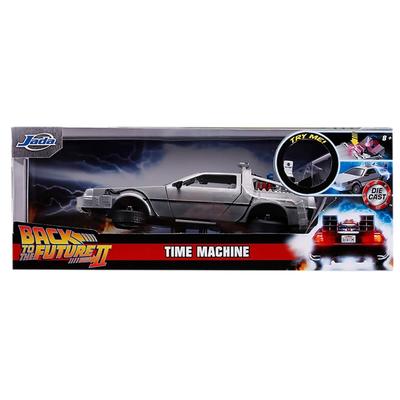 НАЗАД В БУДУЩЕЕ ЧАСТЬ II JADA TOYS 2019 ЛИТАЯ МАШИНА ВРЕМЕНИ МАШИНА DELOREAN С ОГНЯМИ BTTF 2 3 Мини-машина [Предмет]