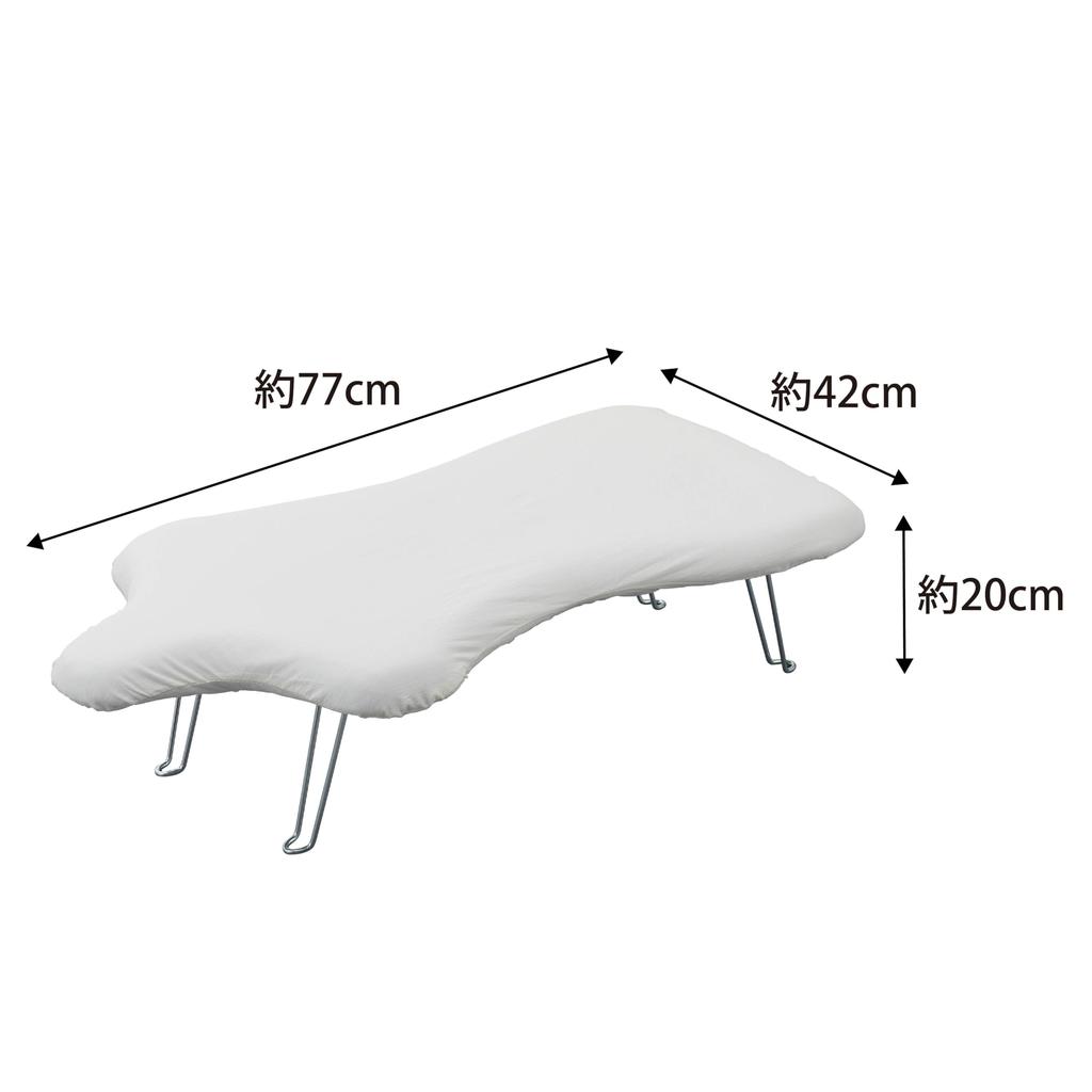 Yamazaki Jitsugyo Легкий пресс для торса Белый Ш77 x Г42 x В20см Стандартная линия Паровая сетчатая структура Четкая отделка Глажка 2141 Прибл.